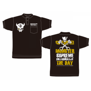 Monster X The Day Polo Tee (Black) Monster X The Day Polo Tee (Black)