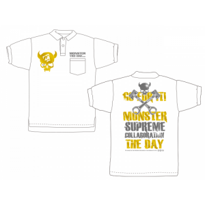 Monster X The Day Polo Tee (White) Monster X The Day Polo Tee (White)